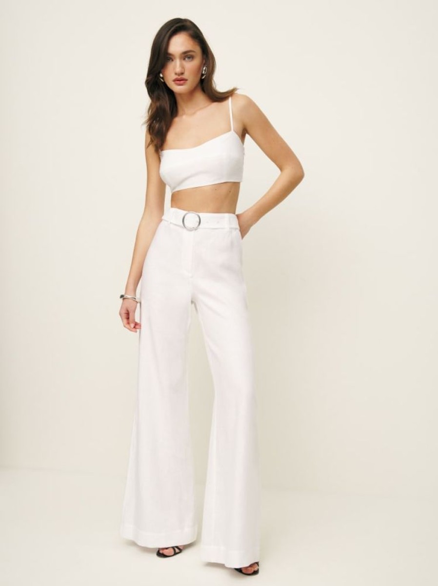 Reformation Ace Linen Pant Wholesale