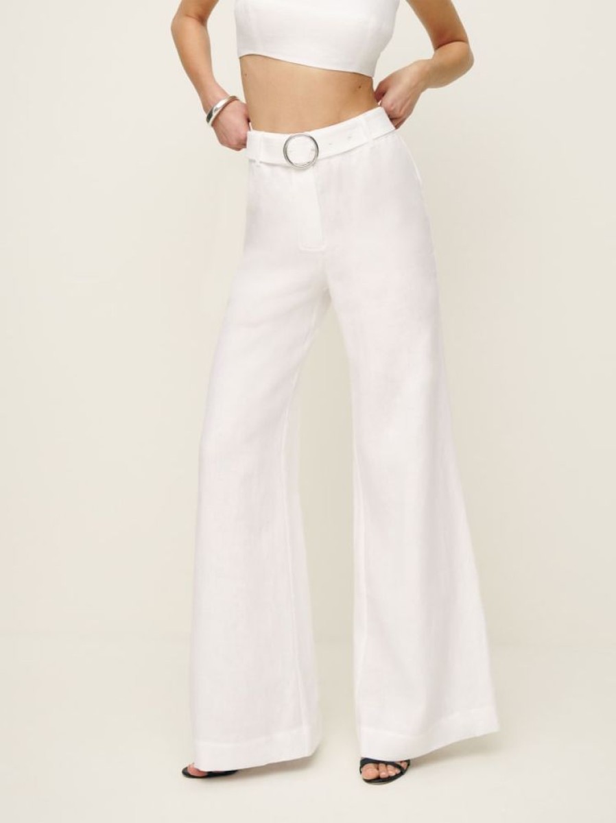 Reformation Ace Linen Pant Wholesale