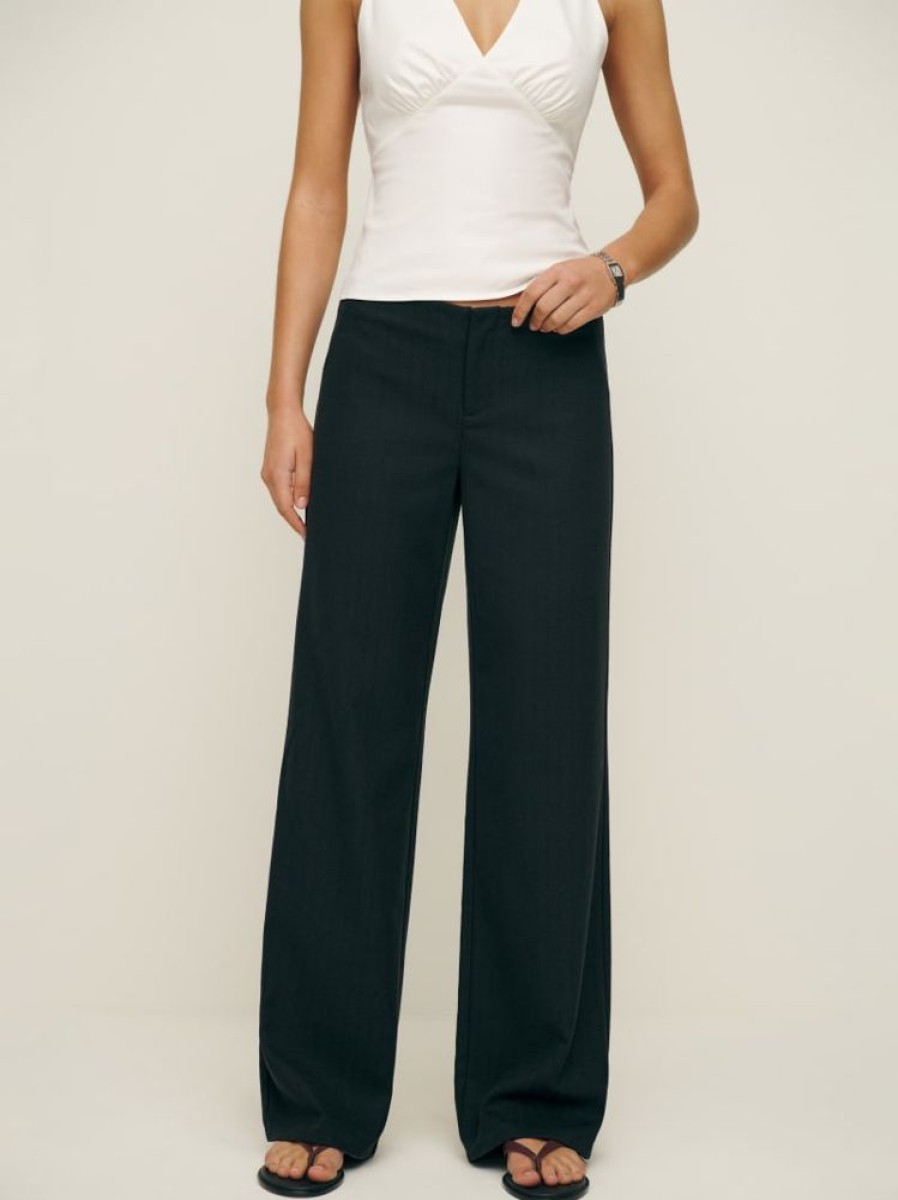 Reformation Vida Low Rise Pant New