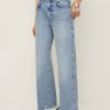 Reformation Val 90S Mid Rise Wide Leg Cropped Jeans Online