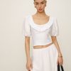 Reformation Greta Linen Top Best