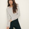 Reformation Becca Relaxed Long Sleeve Cropped Tee Clearance