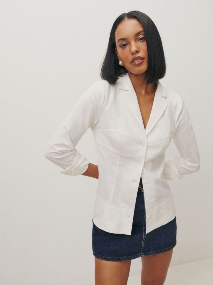 Reformation Macy Shirt Hot