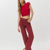 Reformation Val Belted Mid Rise Straight Jeans Best