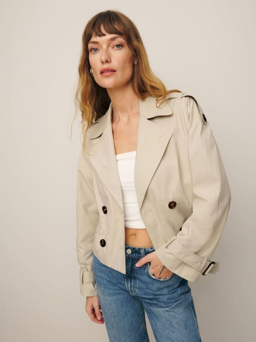 Reformation Brooklyn Cropped Jacket Online