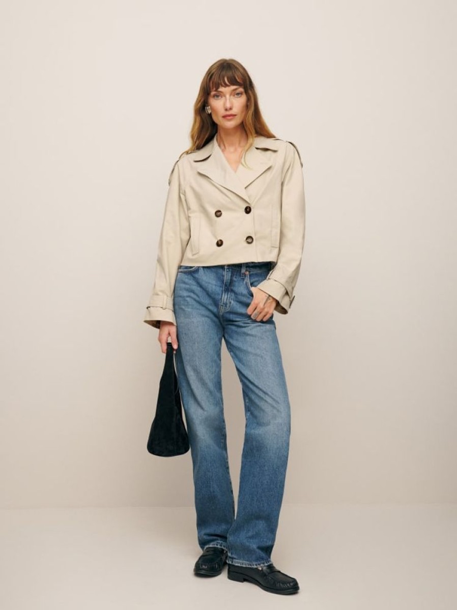 Reformation Brooklyn Cropped Jacket Online