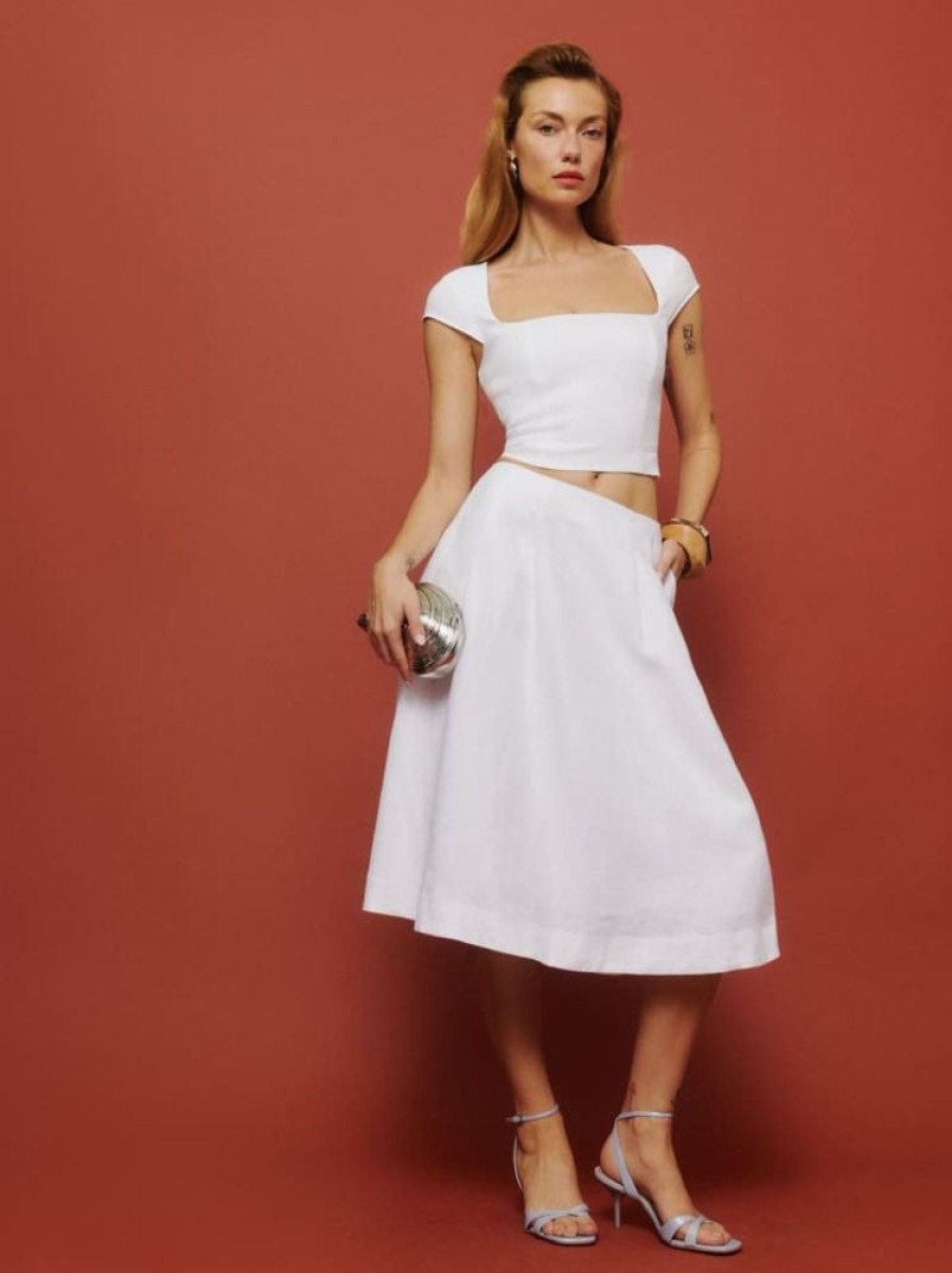 Reformation Savannah Linen Two Piece Best