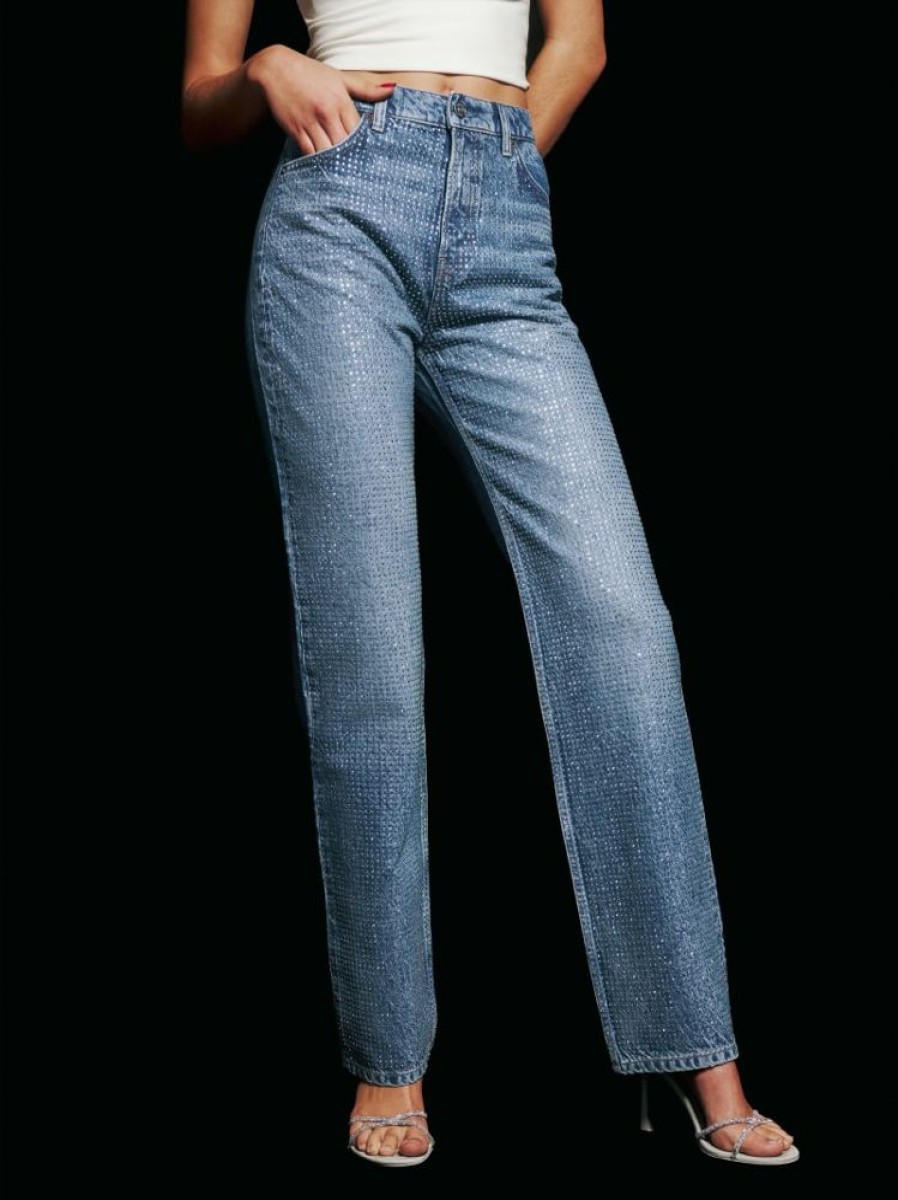 Reformation Abby High Rise Straight Jeans Clearance