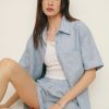 Reformation Liam Linen Oversized Shirt Hot