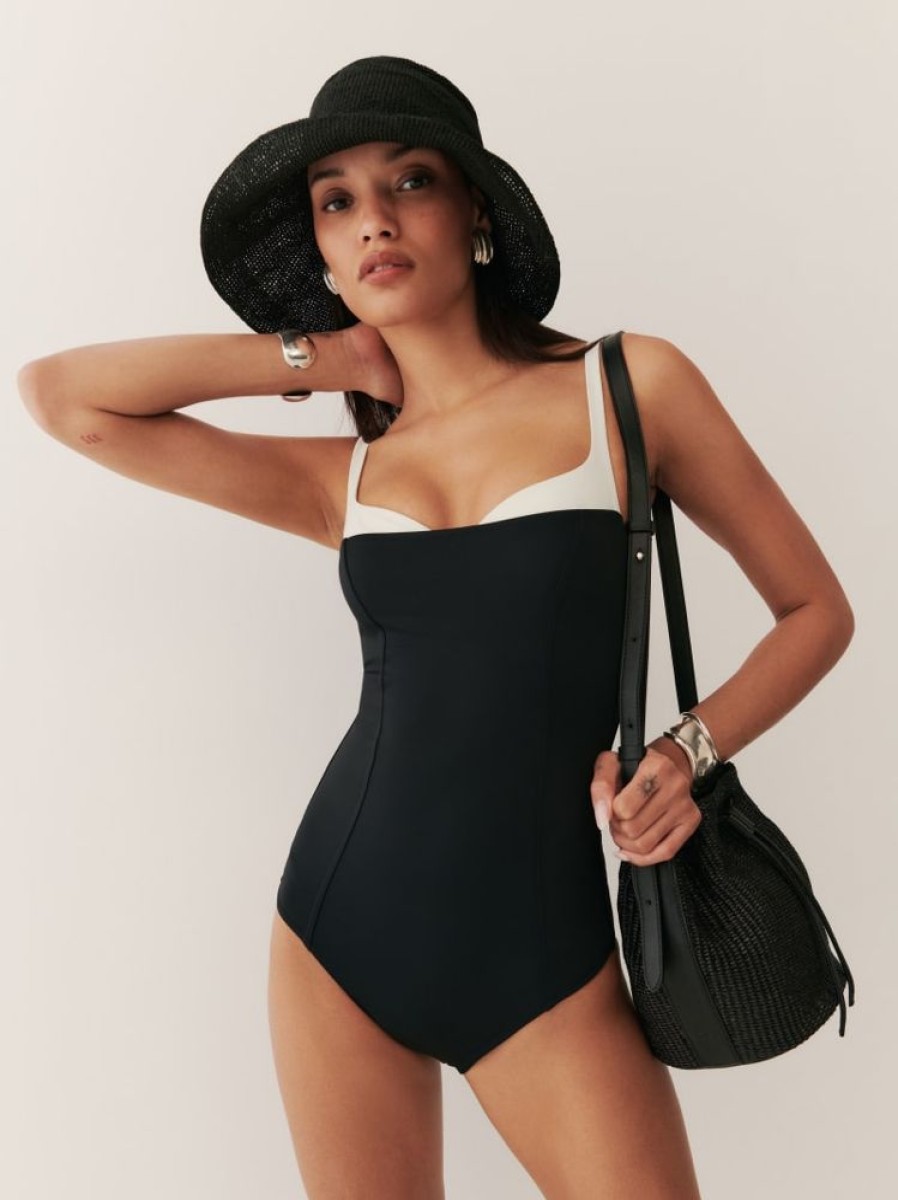 Reformation Tossa One Piece Swimsuit New