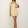 Reformation Malvina Linen Dress Hot