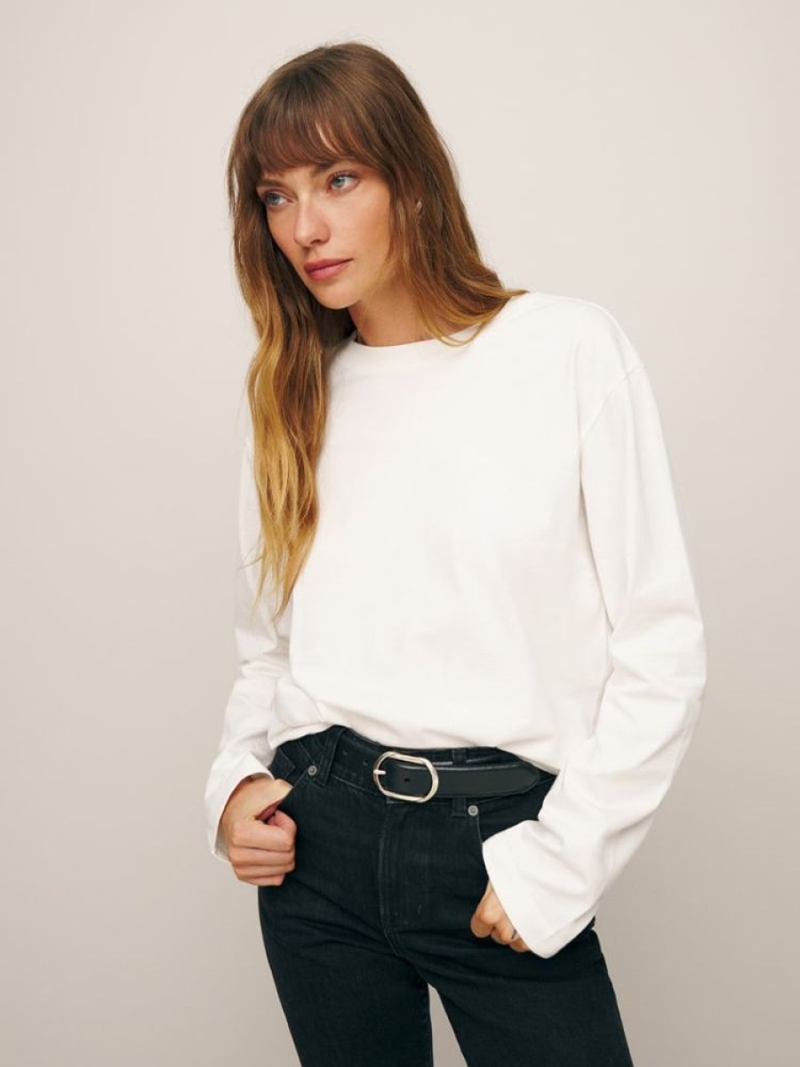 Reformation Kingston Long Sleeve Tee Clearance