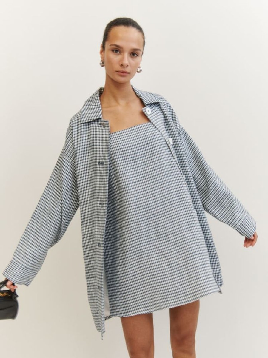 Reformation Irene Linen Jacket Clearance