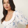 Reformation Greta Linen Top Clearance