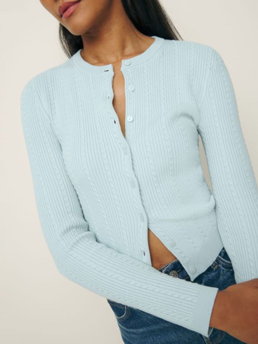 Reformation Natalie Cable Cardigan Best