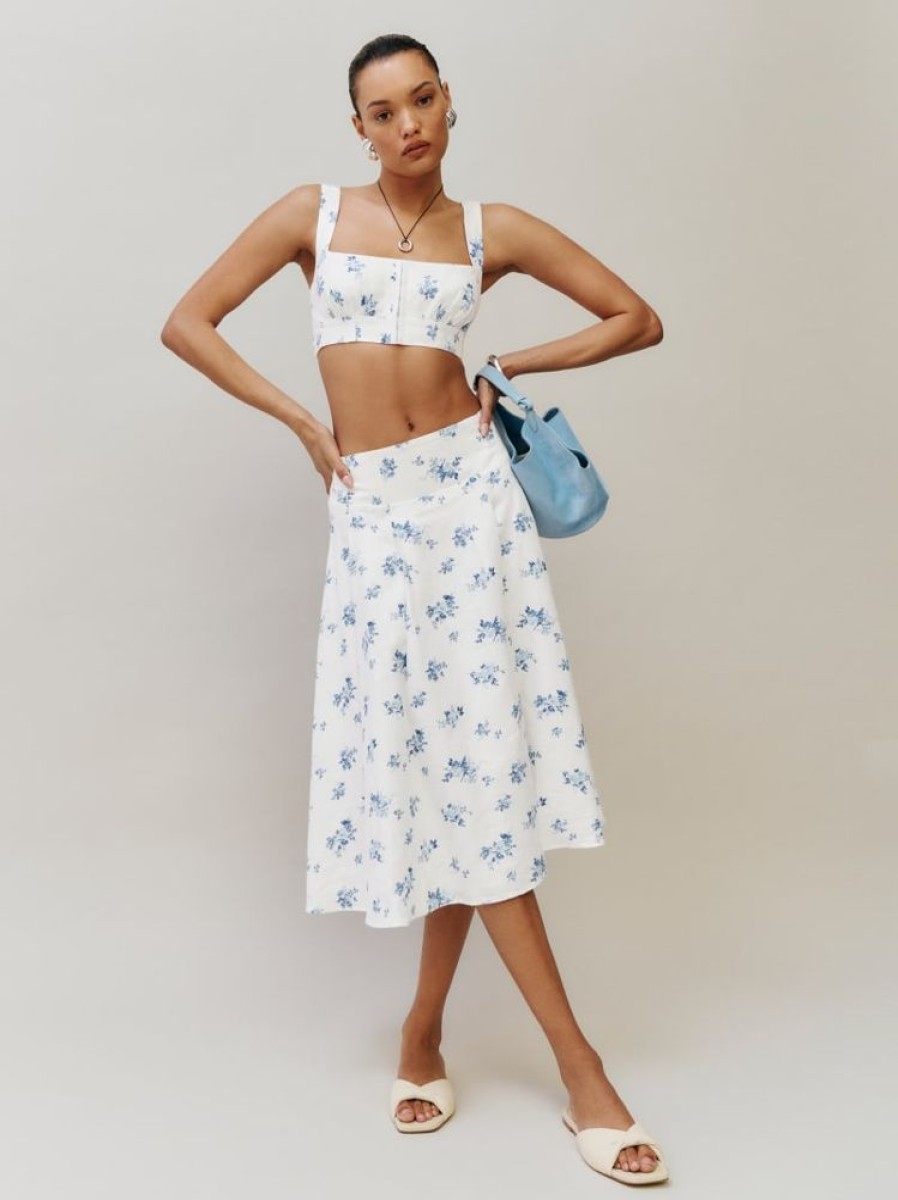 Reformation Santana Linen Two Piece Clearance