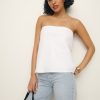 Reformation Mollie Linen Top Hot