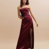 Reformation Barrow Silk Dress Hot