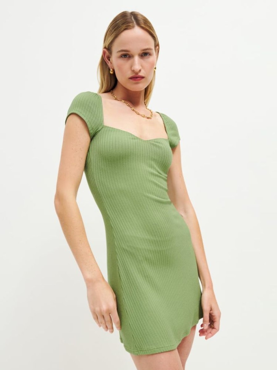 Reformation Percy Knit Dress Clearance