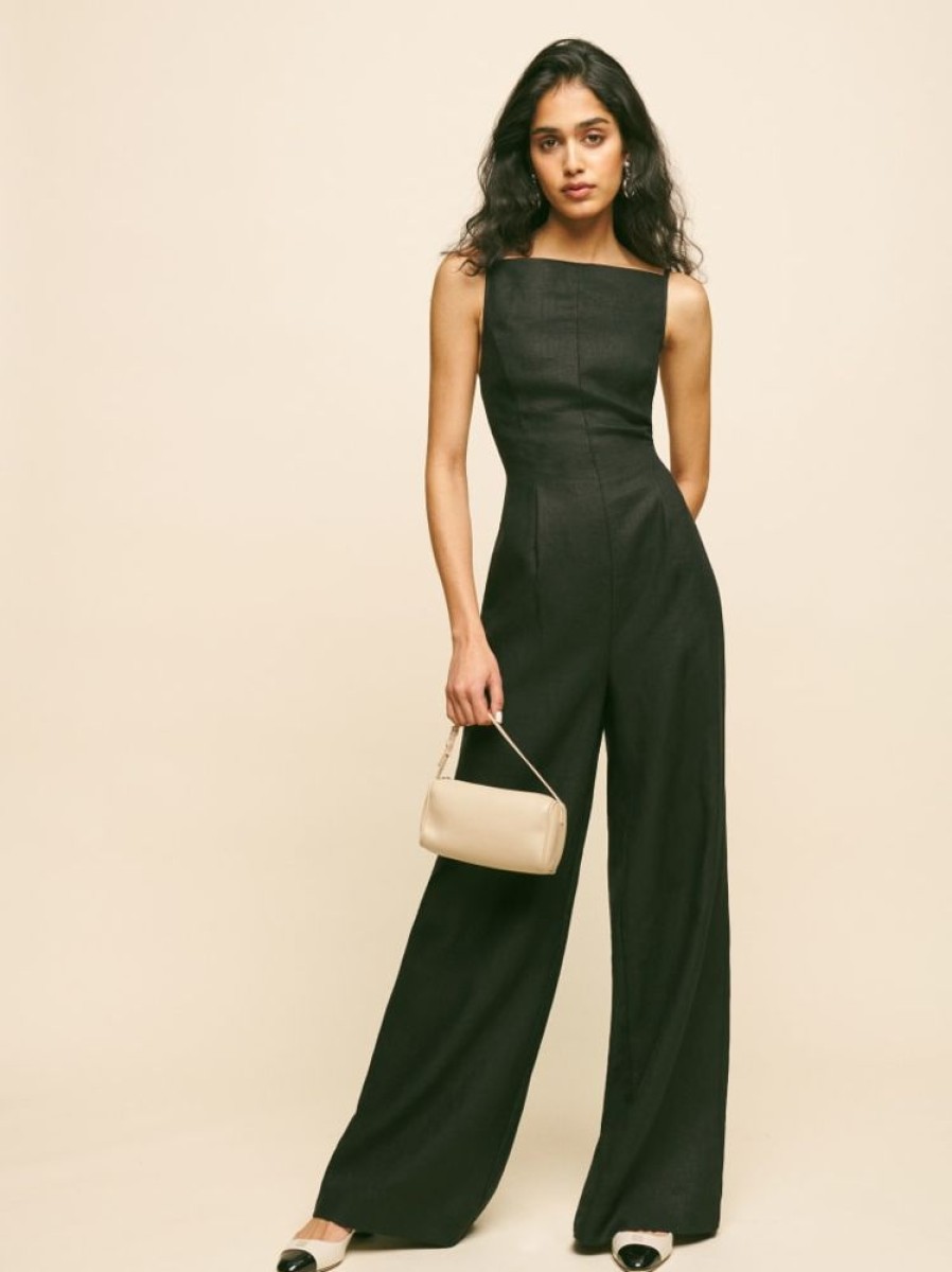 Reformation Ciara Linen Jumpsuit New