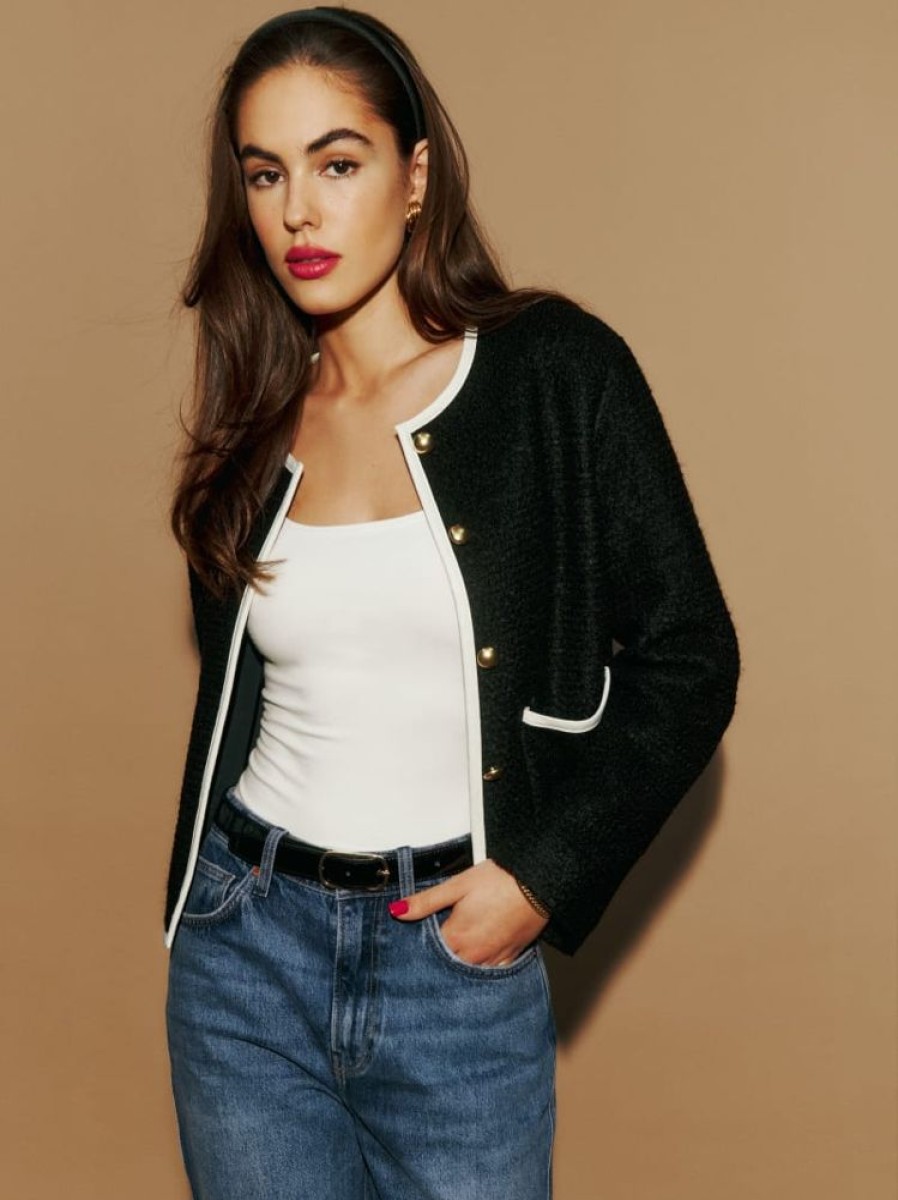 Reformation Dale Cropped Jacket Clearance