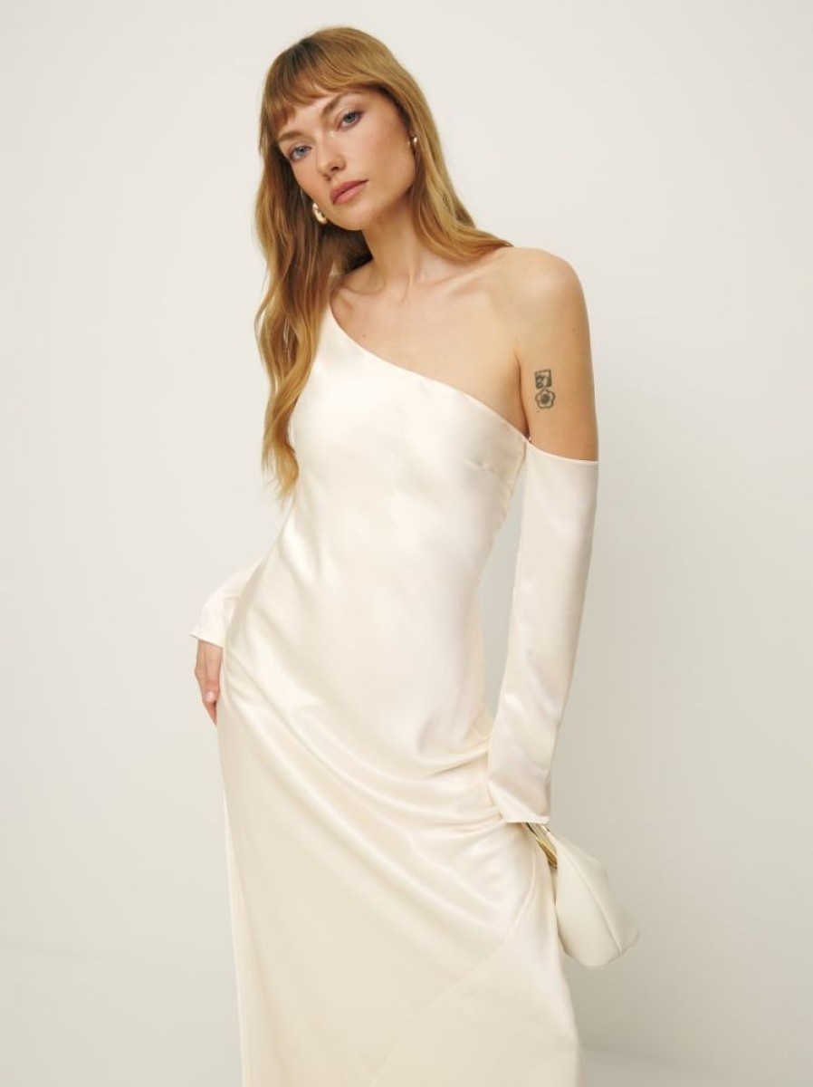 Reformation Agustina Satin Dress Best