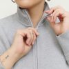 Reformation Marla Zip Sweatshirt Clearance