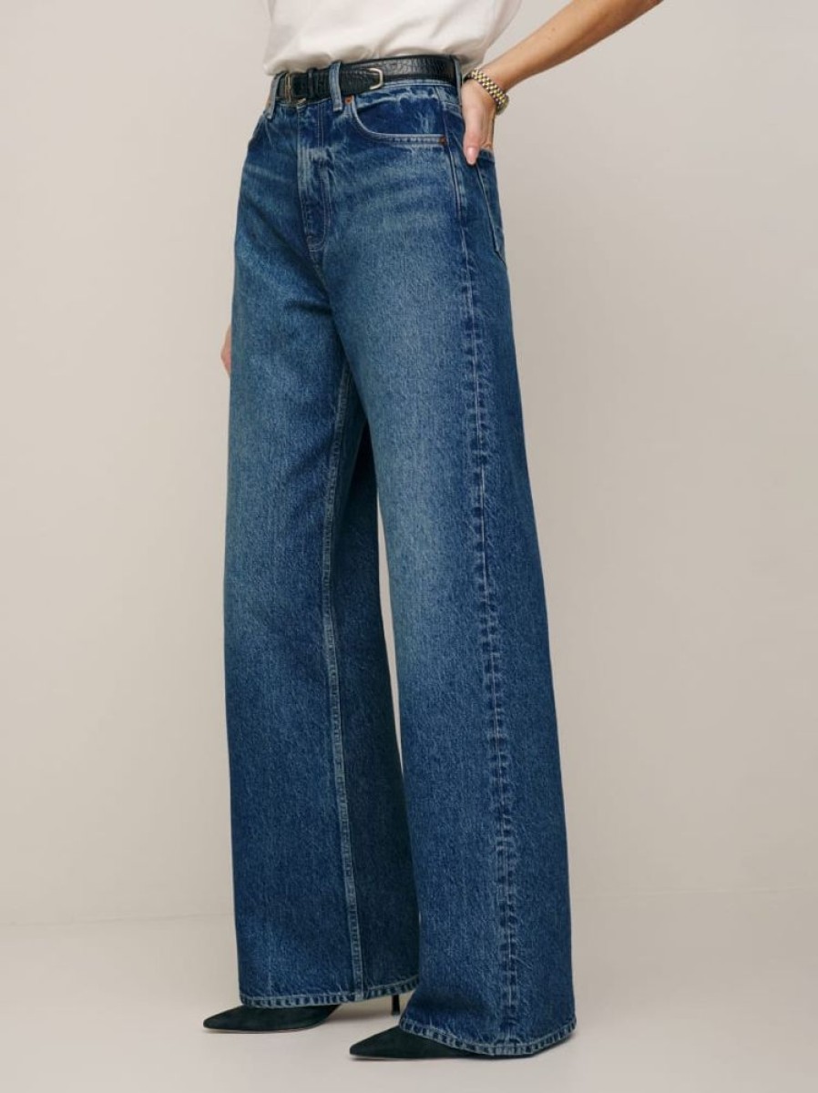 Reformation Cary High Rise Slouchy Wide Leg Jeans Online