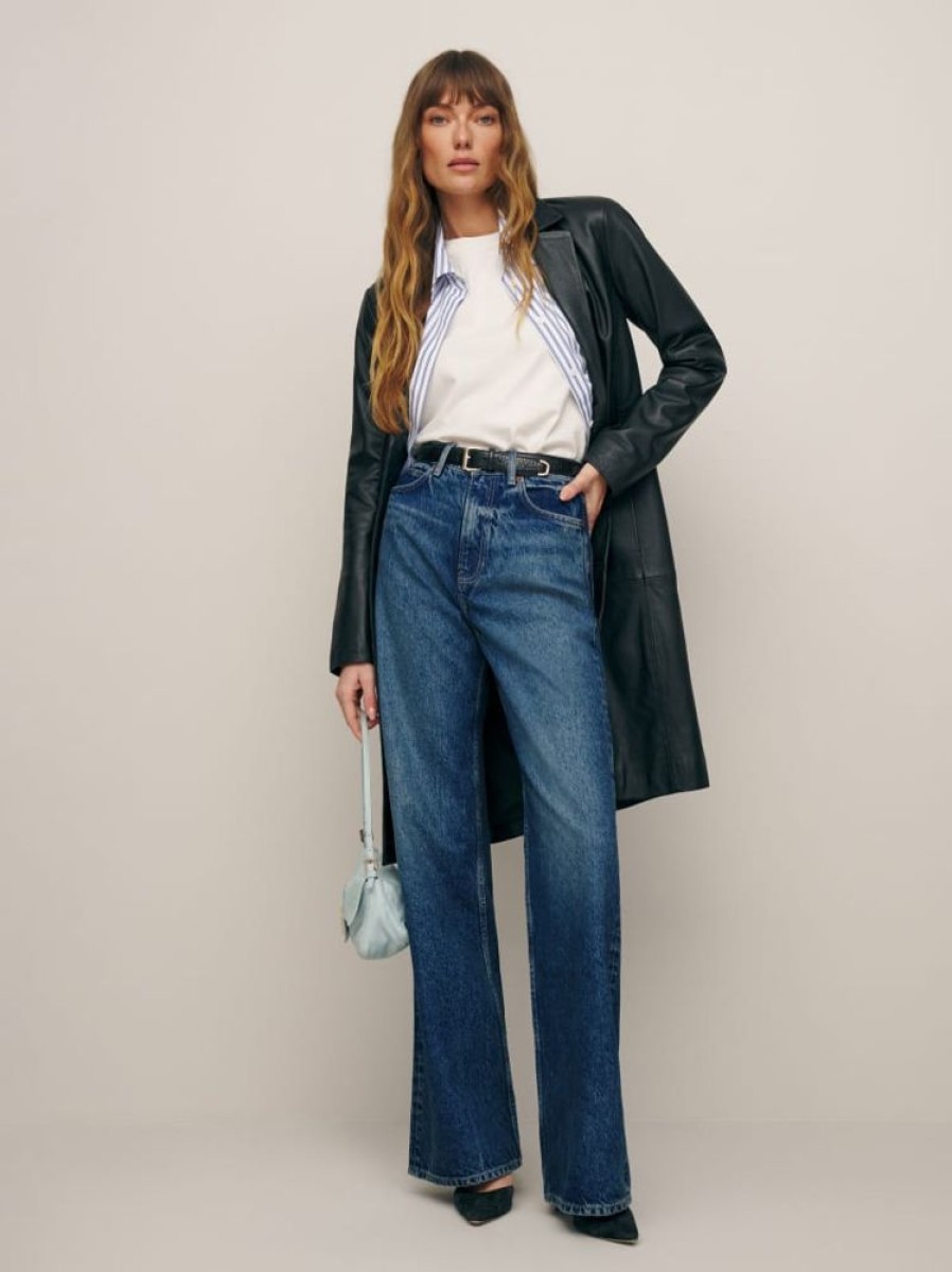 Reformation Cary High Rise Slouchy Wide Leg Jeans Online