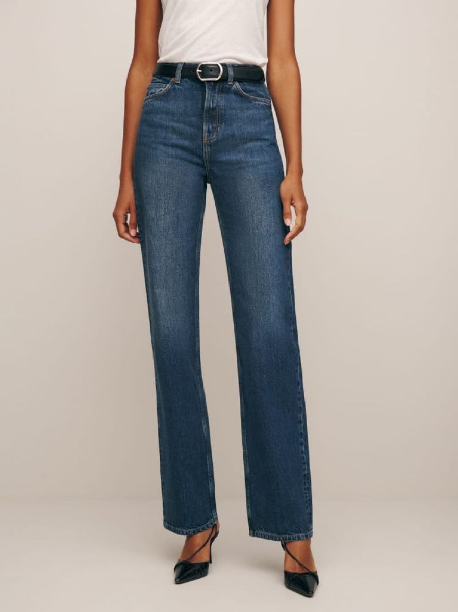 Reformation Wilder High Rise Wide Leg Jeans Clearance