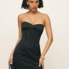 Reformation Pacie Satin Dress Hot