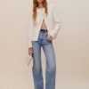 Reformation Cary High Rise Slouchy Straight Leg Jeans Clearance