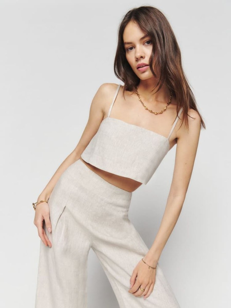 Reformation Cleo Linen Two Piece Online