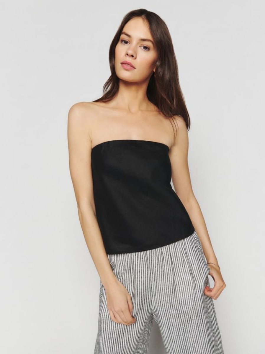 Reformation Spritz Linen Top Online