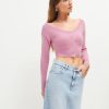 Reformation Millie Cashmere Off The Shoulder Cardigan Clearance