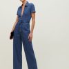 Reformation Cassidy Denim Jumpsuit Wholesale