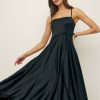 Reformation Gracen Satin Dress Clearance