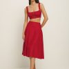 Reformation Santana Linen Two Piece Hot