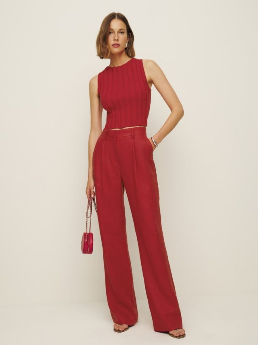 Reformation Alex Linen Pant Best