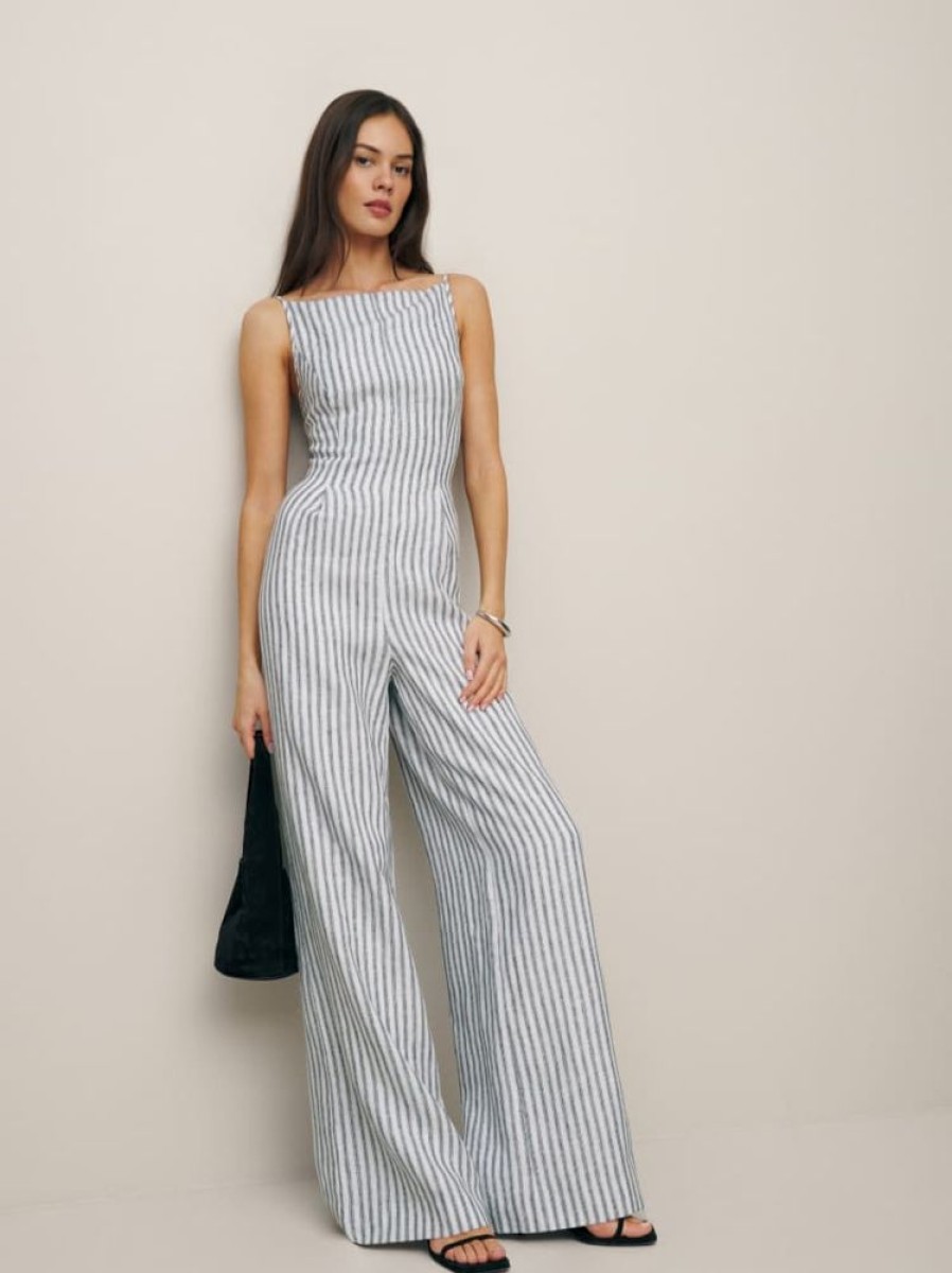 Reformation Ciara Linen Jumpsuit Clearance