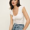 Reformation Hendrix Knit Top New