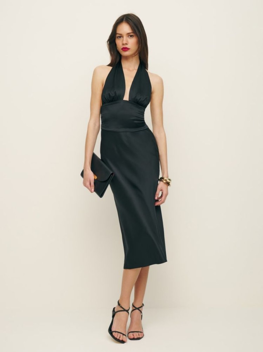 Reformation Millicent Silk Dress Best