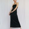 Reformation Johan Satin Dress Hot