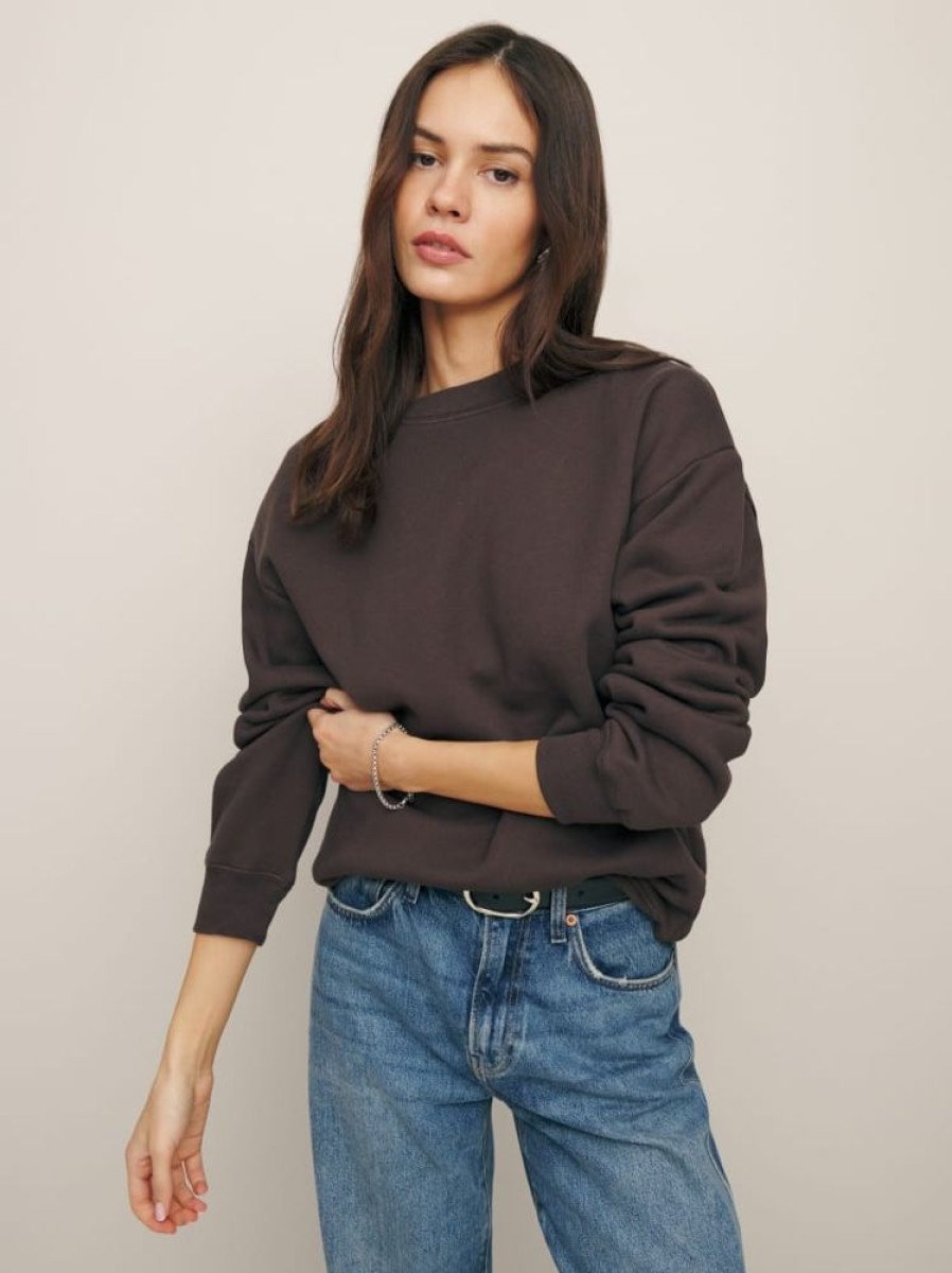 Reformation Classic Crew Sweatshirt New