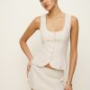 Reformation Delanie Linen Top Online