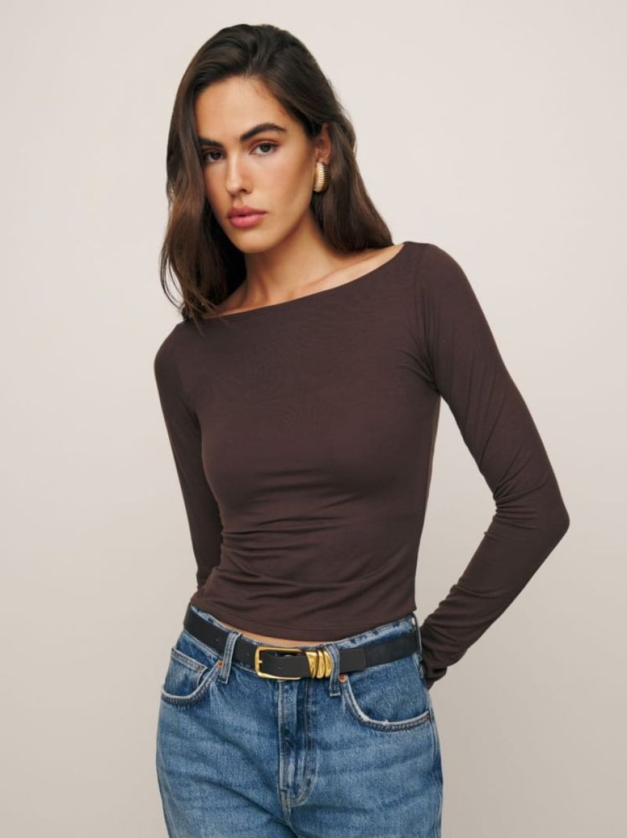 Reformation Wiley Knit Top Hot