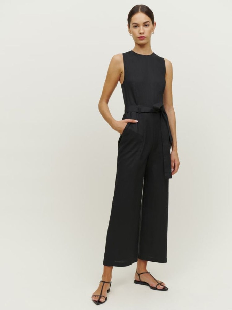 Reformation Naomi Linen Jumpsuit Online