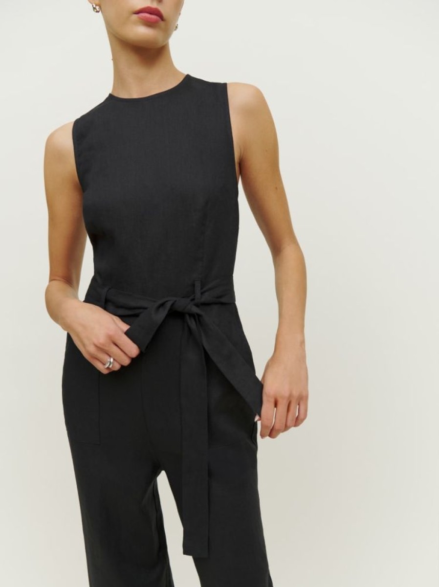 Reformation Naomi Linen Jumpsuit Online