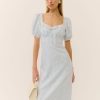 Reformation Cherise Linen Dress Online