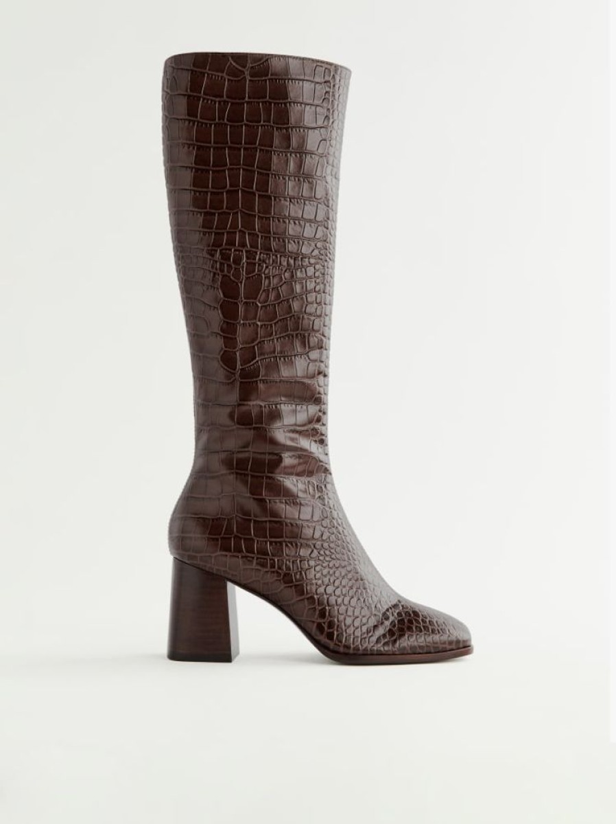 Reformation Nylah Nappa Knee Boot New